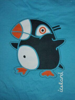 Icelandic Puffin Lundi Shirt Cotton - Short Sleeve Iceland Graphic Tee